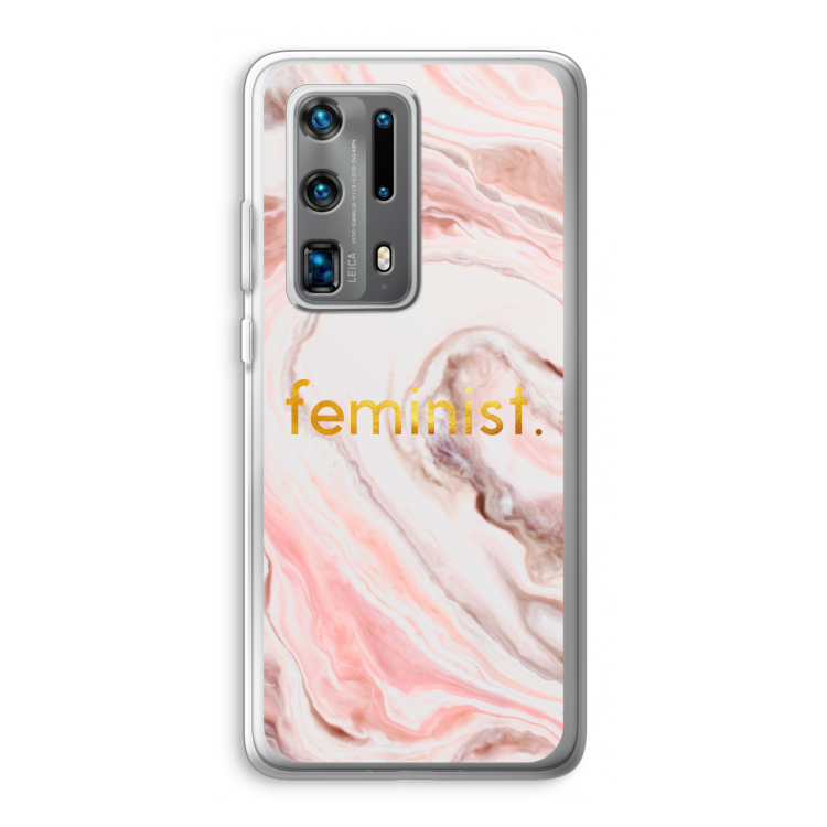 Feminist: Huawei P40 Pro Plus Transparant Hoesje