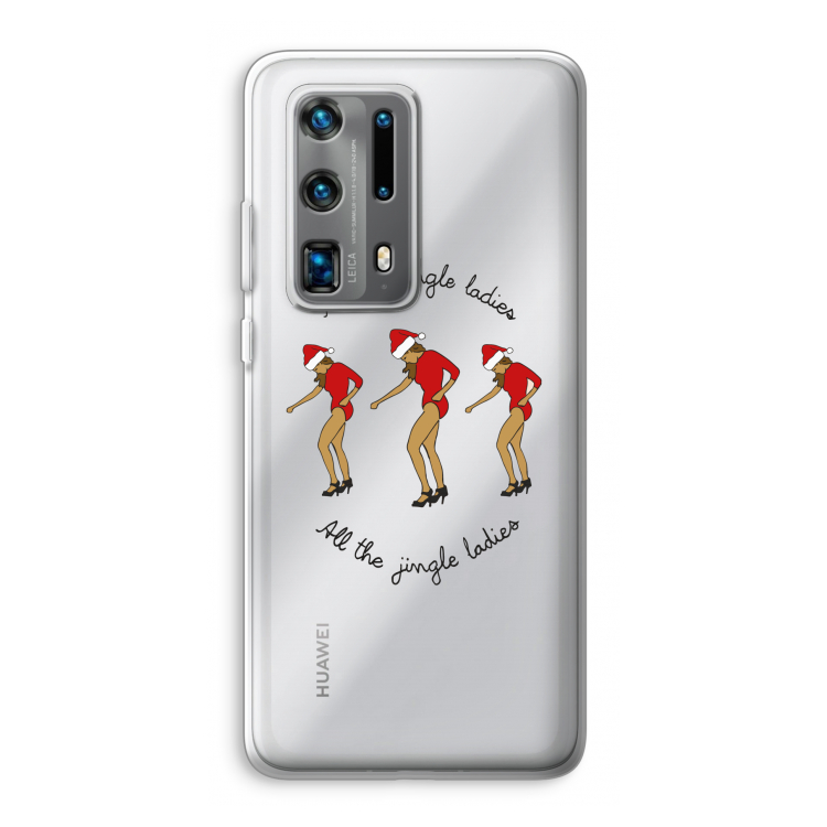 Jingle Ladies: Huawei P40 Pro Plus Transparant Hoesje