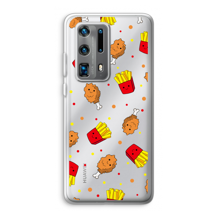 Chicken 'n Fries: Huawei P40 Pro Plus Transparant Hoesje