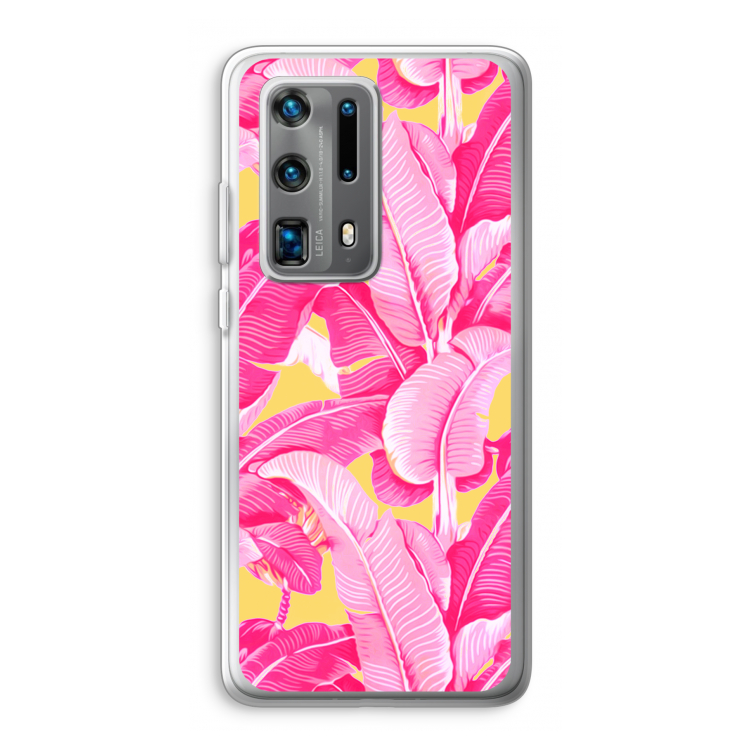 Pink Banana: Huawei P40 Pro Plus Transparant Hoesje