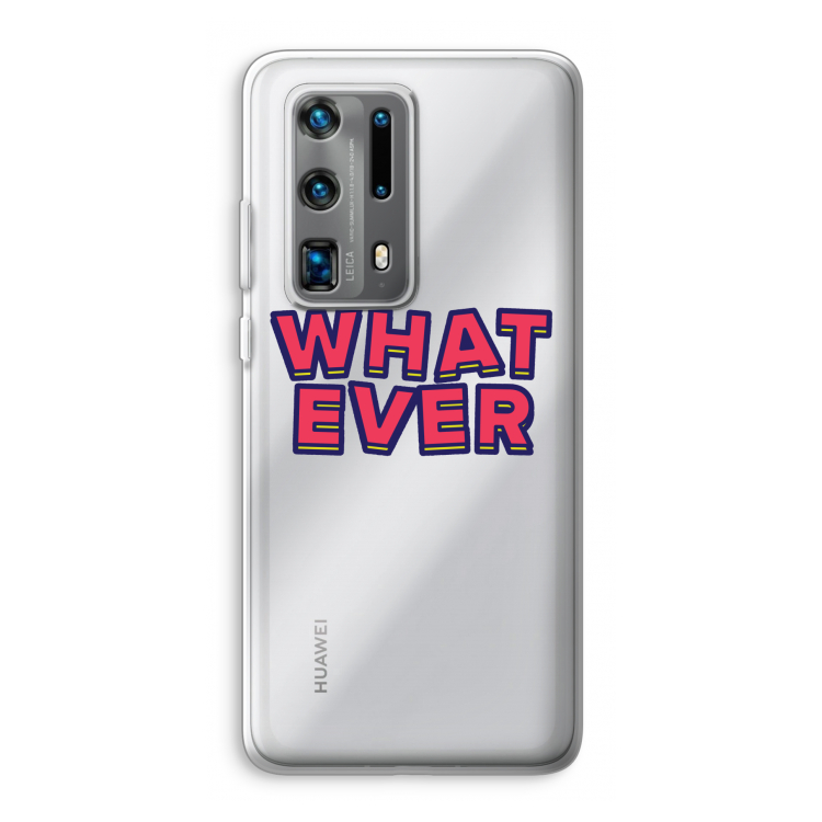 Whatever: Huawei P40 Pro Plus Transparant Hoesje