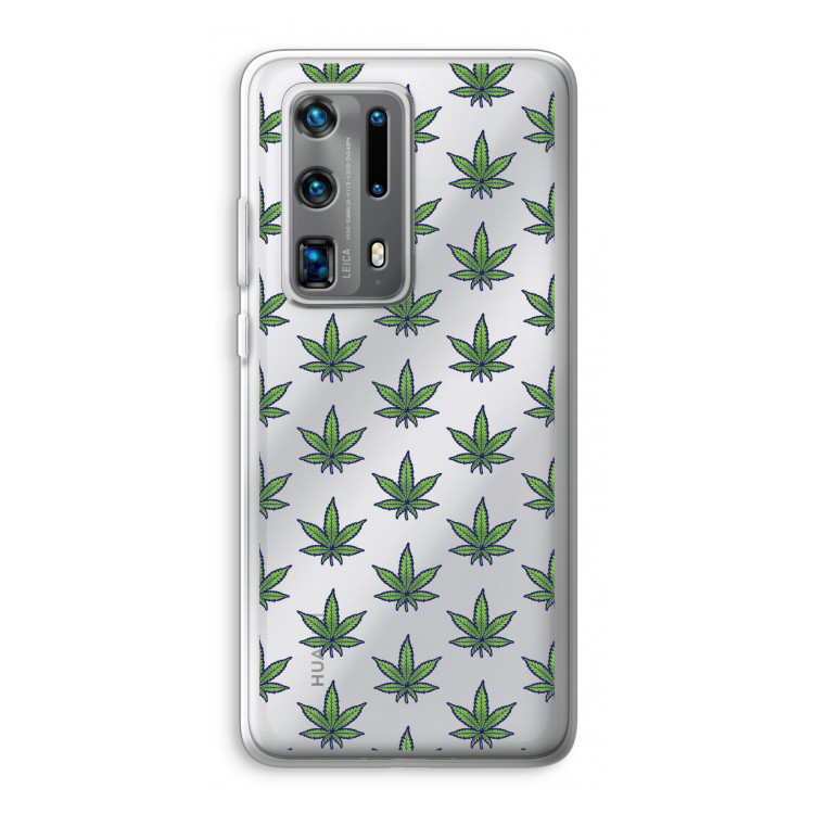 Weed: Huawei P40 Pro Plus Transparant Hoesje
