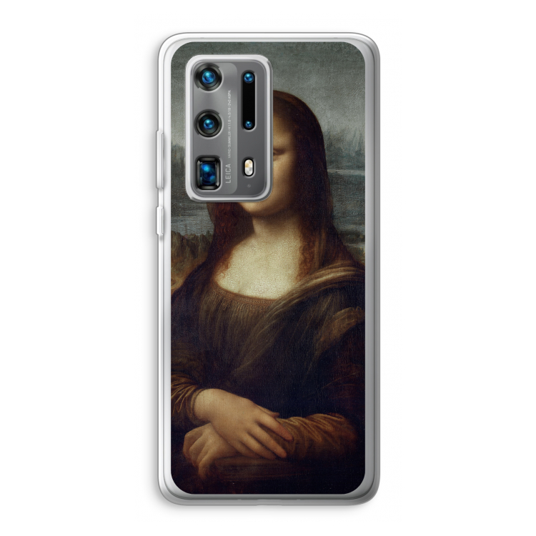 Mona Lisa: Huawei P40 Pro Plus Transparant Hoesje