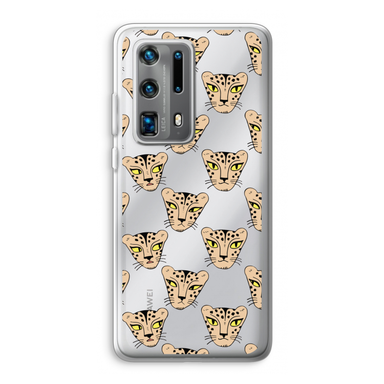 Tijger: Huawei P40 Pro Plus Transparant Hoesje
