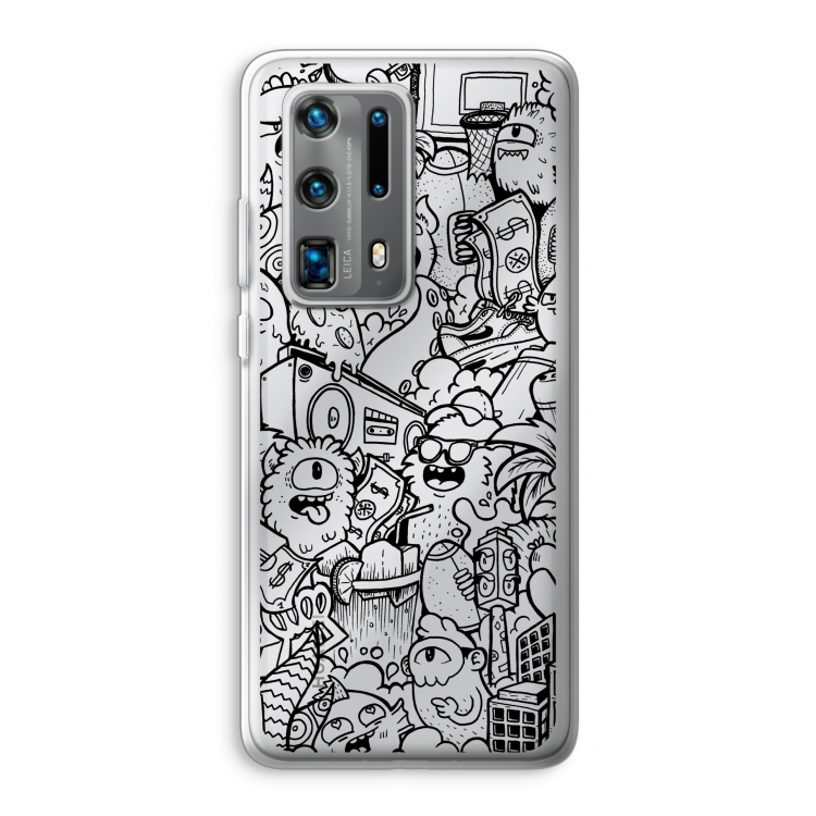 Vexx Black City : Huawei P40 Pro Plus Transparant Hoesje