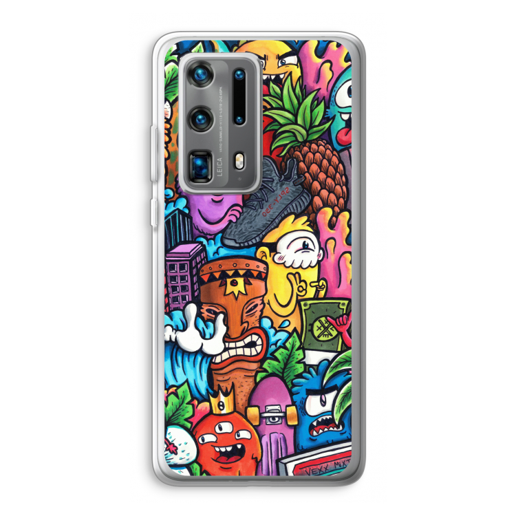 Vexx Mixtape: Huawei P40 Pro Plus Transparant Hoesje