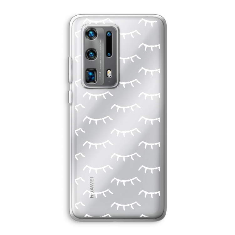 Wimpers: Huawei P40 Pro Plus Transparant Hoesje