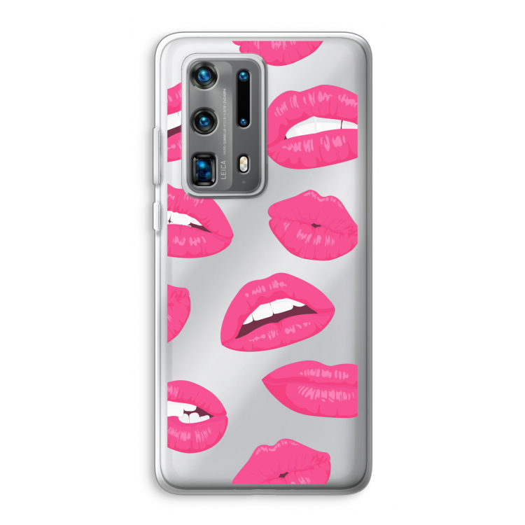 Bite my lip: Huawei P40 Pro Plus Transparant Hoesje