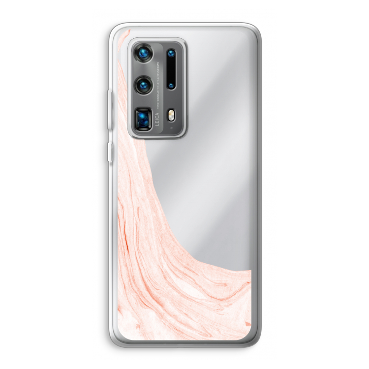 Peach bath: Huawei P40 Pro Plus Transparant Hoesje