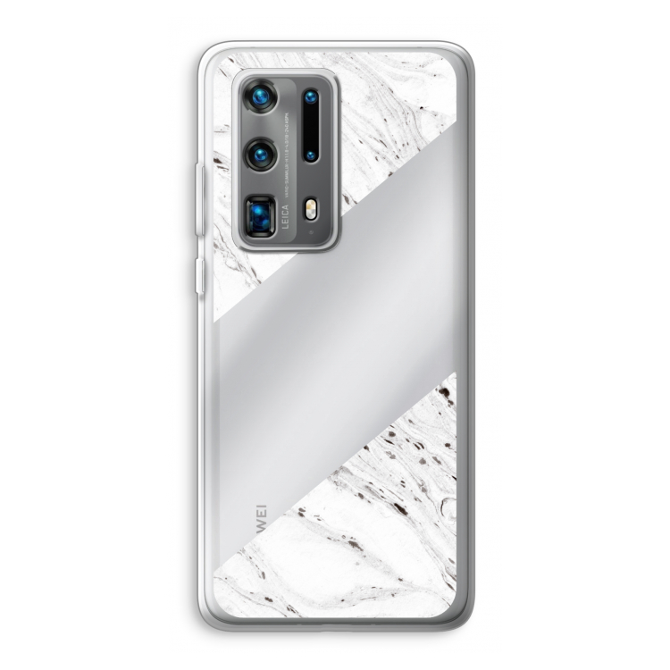 Biggest stripe: Huawei P40 Pro Plus Transparant Hoesje