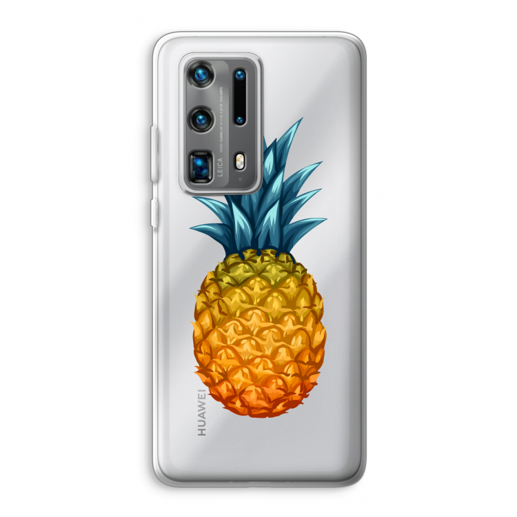 Grote ananas: Huawei P40 Pro Plus Transparant Hoesje