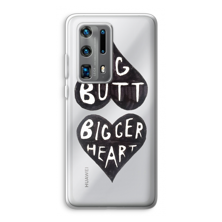 Big butt bigger heart: Huawei P40 Pro Plus Transparant Hoesje