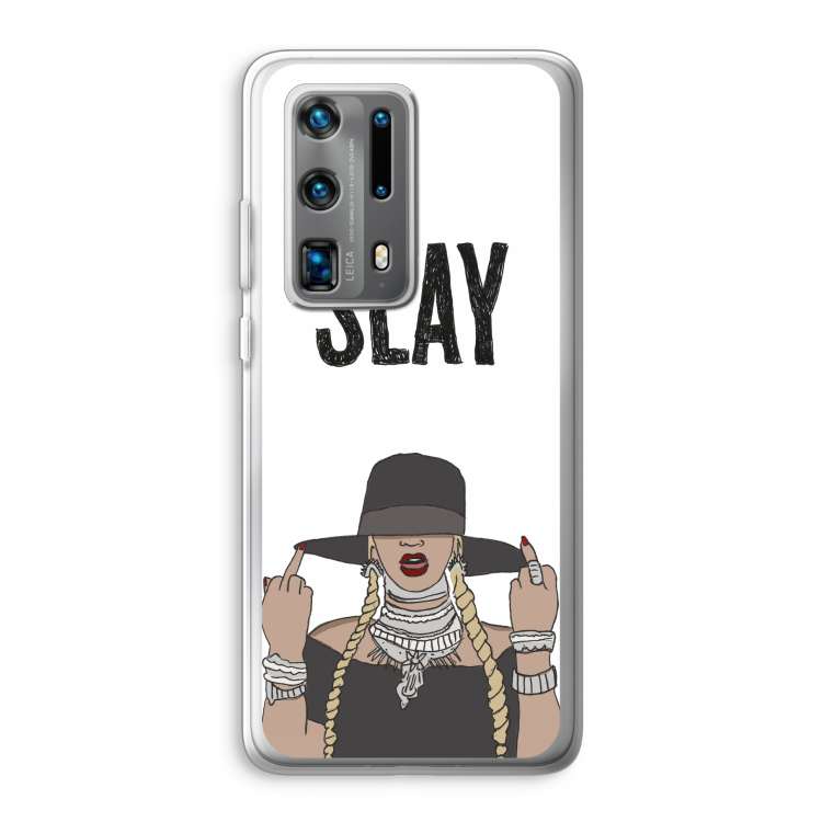 Slay All Day: Huawei P40 Pro Plus Transparant Hoesje