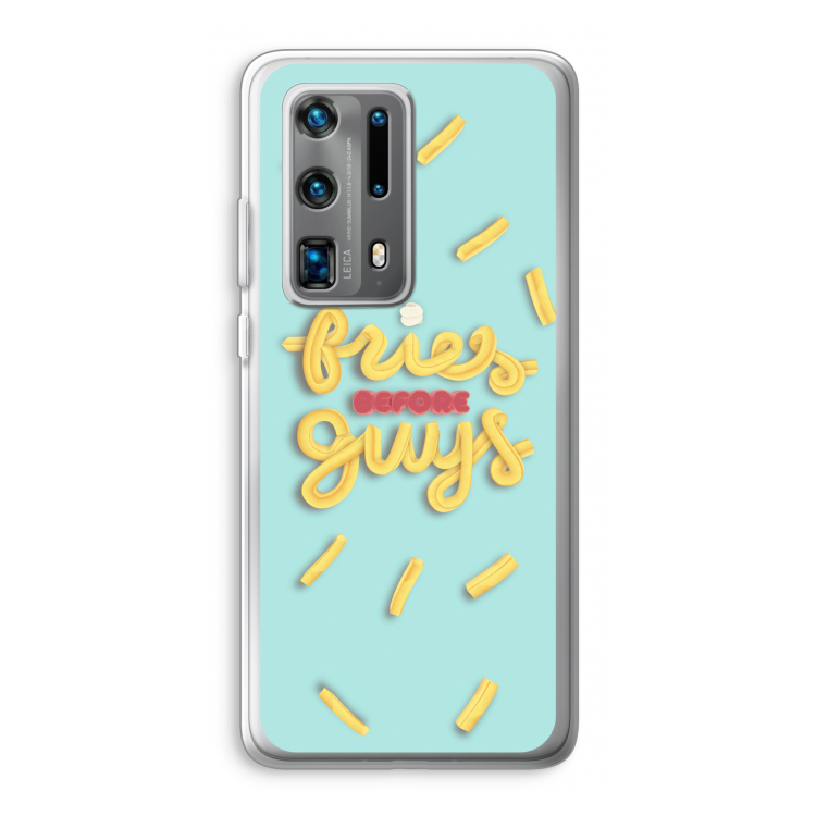 Always fries: Huawei P40 Pro Plus Transparant Hoesje