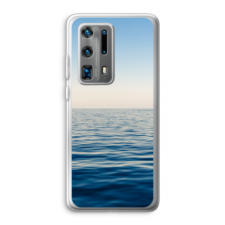 Water horizon: Huawei P40 Pro Plus Transparant Hoesje