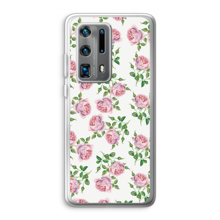 Kleine roosjes: Huawei P40 Pro Plus Transparant Hoesje
