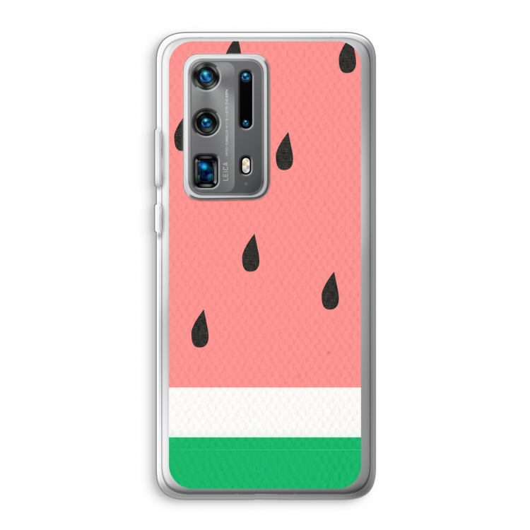 Watermeloen: Huawei P40 Pro Plus Transparant Hoesje