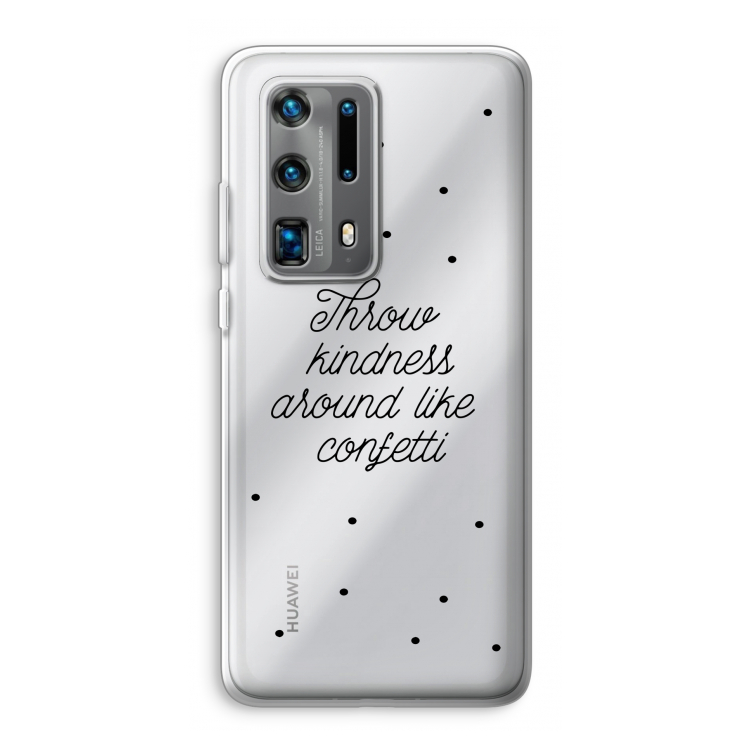 Confetti: Huawei P40 Pro Plus Transparant Hoesje