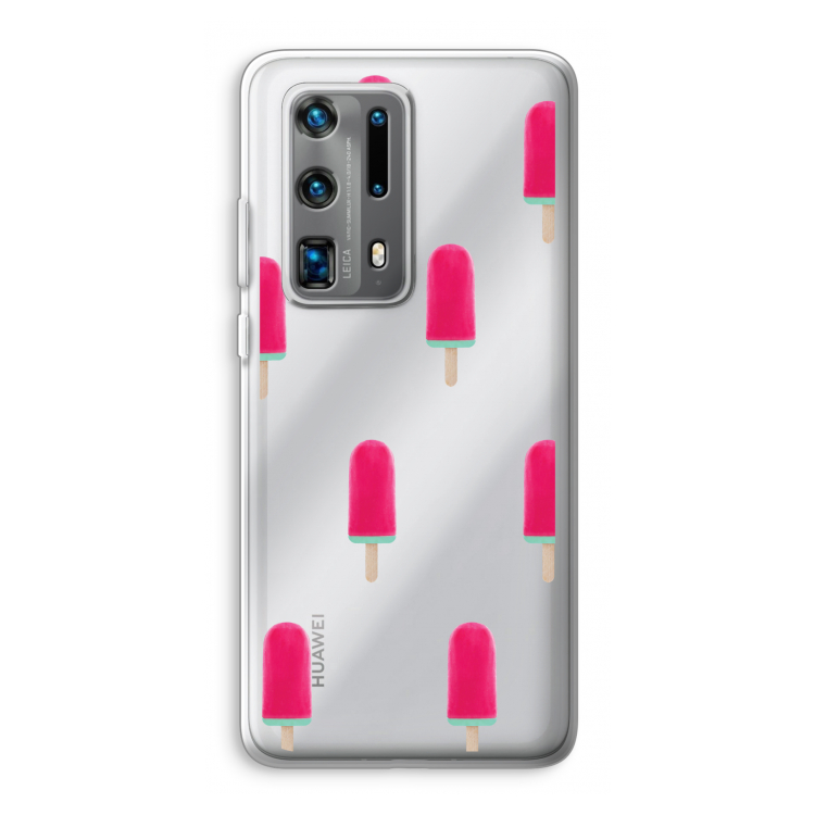 Waterijsje: Huawei P40 Pro Plus Transparant Hoesje