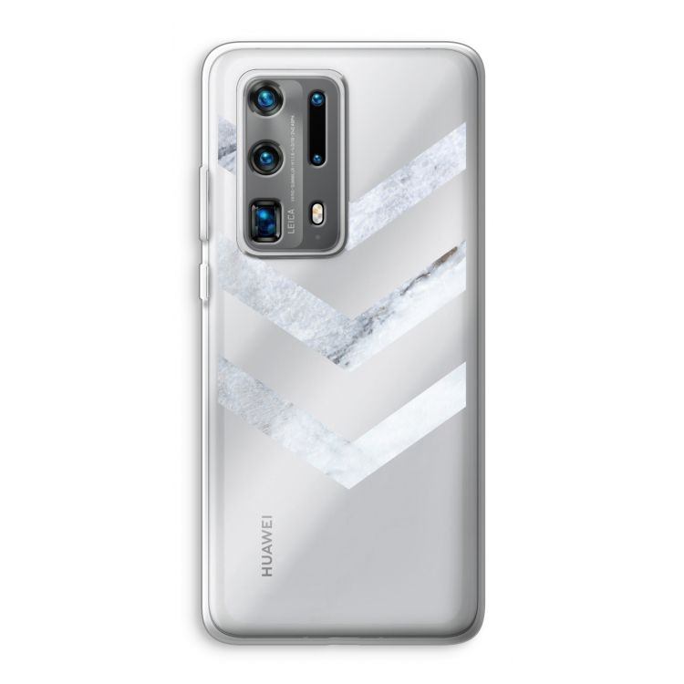 Marmeren pijlen: Huawei P40 Pro Plus Transparant Hoesje