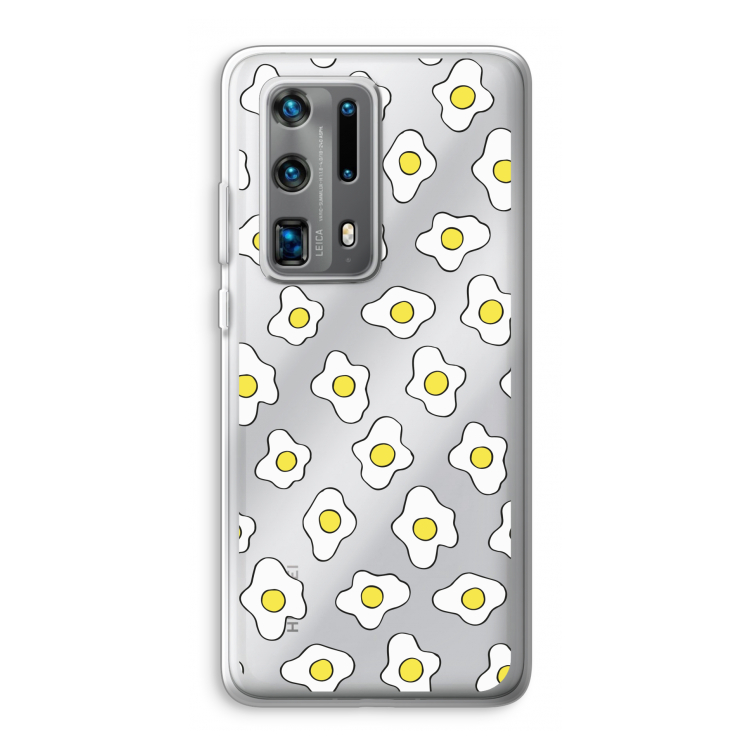 Spiegeleitjes: Huawei P40 Pro Plus Transparant Hoesje