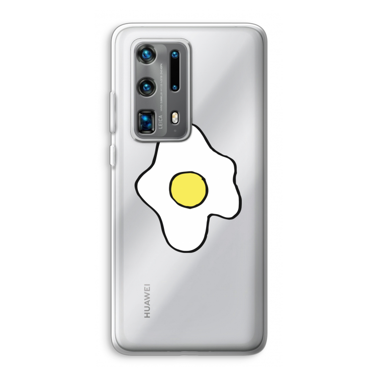 Spiegelei: Huawei P40 Pro Plus Transparant Hoesje