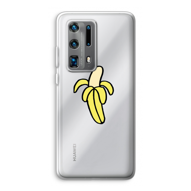 Banana: Huawei P40 Pro Plus Transparant Hoesje