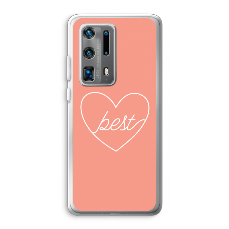 Best heart: Huawei P40 Pro Plus Transparant Hoesje