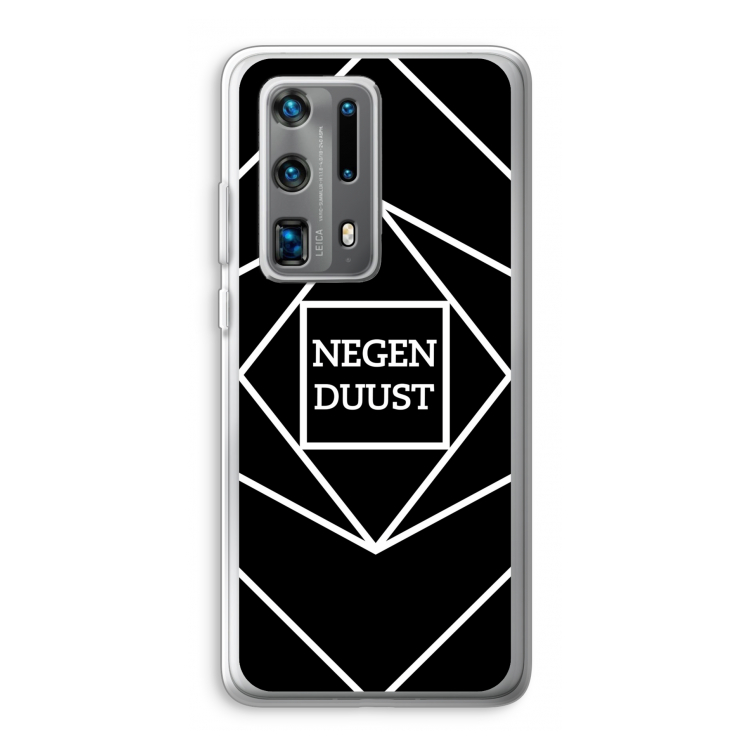 Negenduust geometrisch: Huawei P40 Pro Plus Transparant Hoesje