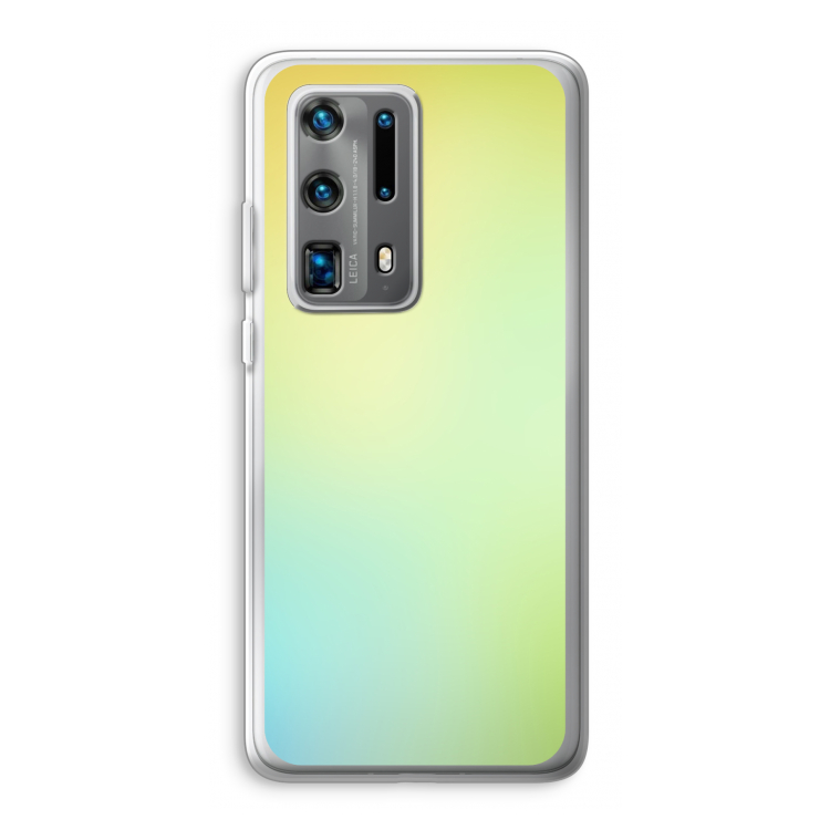 Minty mist pastel: Huawei P40 Pro Plus Transparant Hoesje