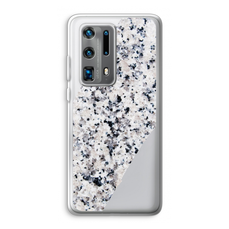 Gespikkelde marmer: Huawei P40 Pro Plus Transparant Hoesje