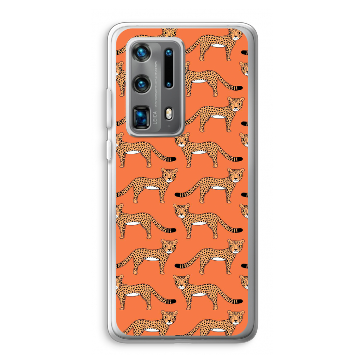 Cheetah: Huawei P40 Pro Plus Transparant Hoesje