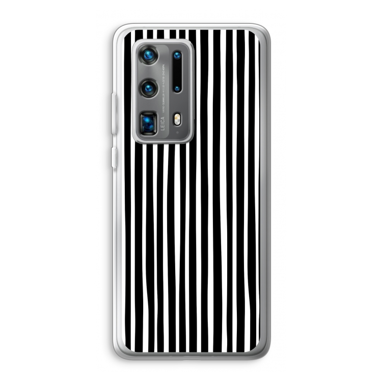 Stripes: Huawei P40 Pro Plus Transparant Hoesje