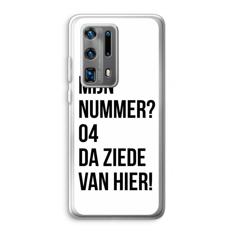 Da ziede van hier: Huawei P40 Pro Plus Transparant Hoesje