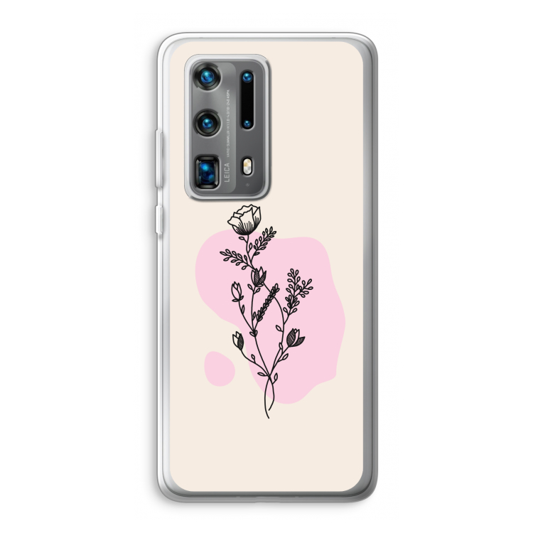 Roses are red: Huawei P40 Pro Plus Transparant Hoesje