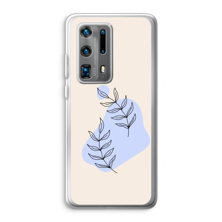 Leaf me if you can: Huawei P40 Pro Plus Transparant Hoesje