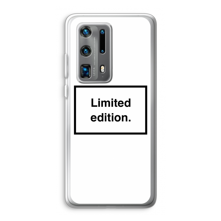 Limited edition: Huawei P40 Pro Plus Transparant Hoesje