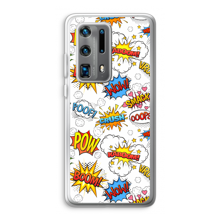 Pow Smack: Huawei P40 Pro Plus Transparant Hoesje