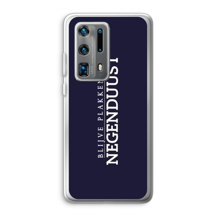 Blijve plakken in Negenduust: Huawei P40 Pro Plus Transparant Hoesje