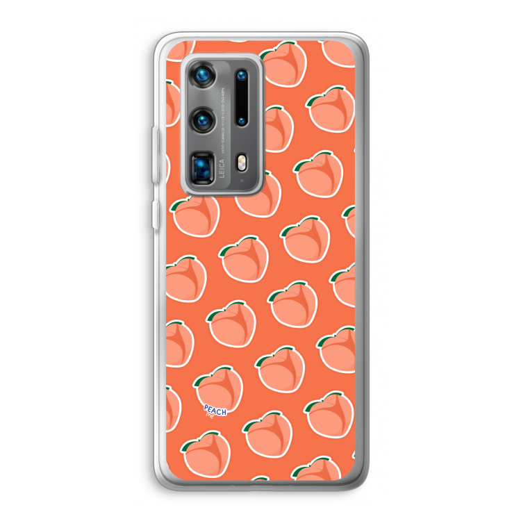 Just peachy: Huawei P40 Pro Plus Transparant Hoesje