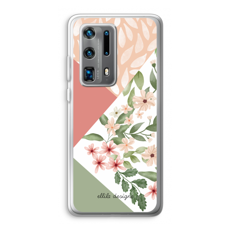 Sweet heaven geometrics: Huawei P40 Pro Plus Transparant Hoesje
