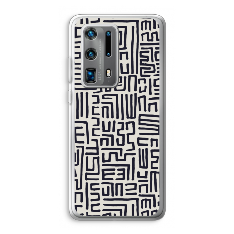 Moroccan Print: Huawei P40 Pro Plus Transparant Hoesje