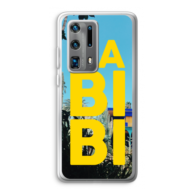 Habibi Majorelle : Huawei P40 Pro Plus Transparant Hoesje