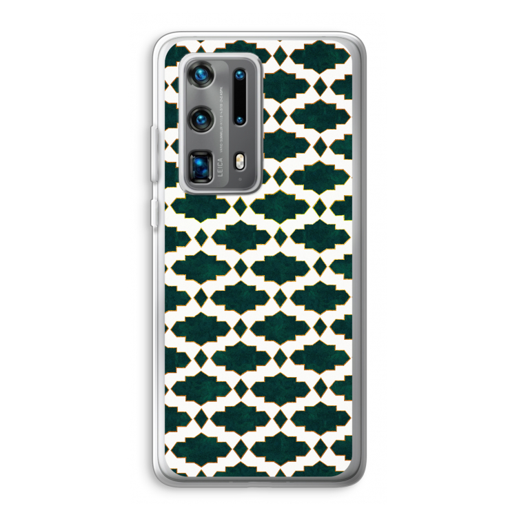 Moroccan tiles: Huawei P40 Pro Plus Transparant Hoesje
