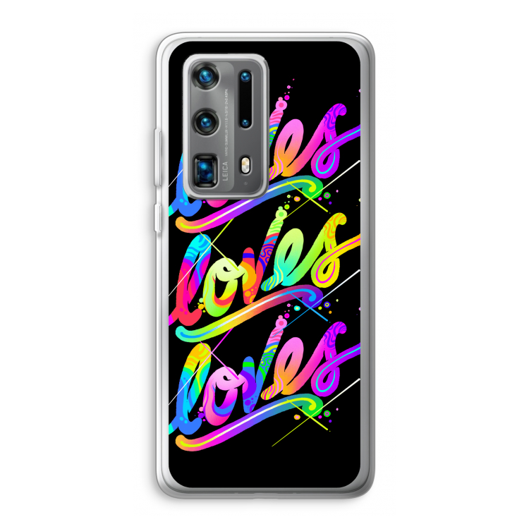 Loves: Huawei P40 Pro Plus Transparant Hoesje