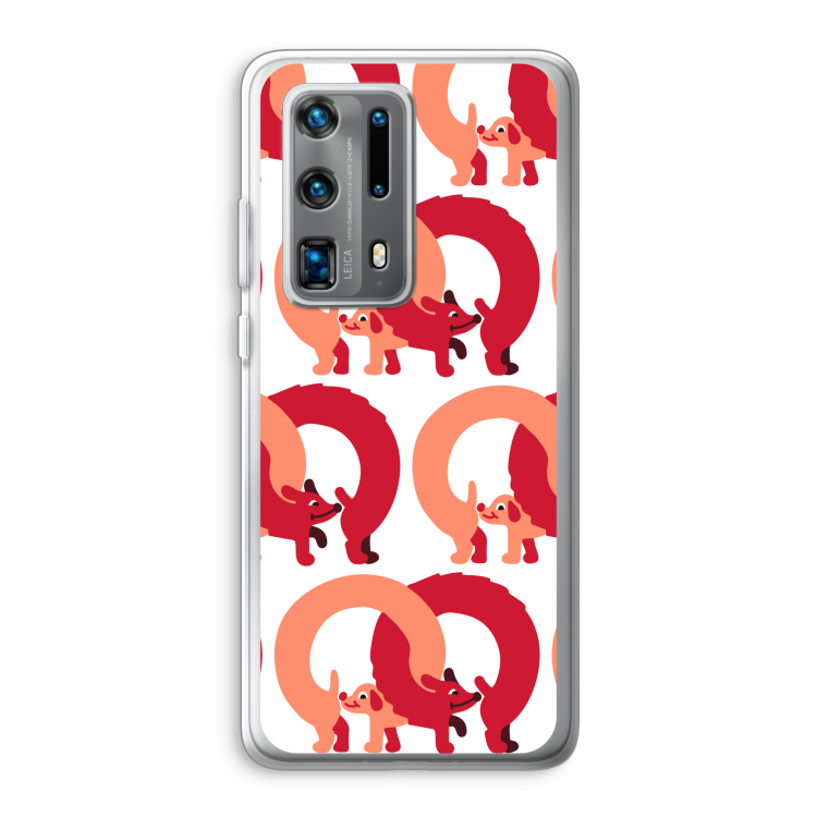 Dogs: Huawei P40 Pro Plus Transparant Hoesje
