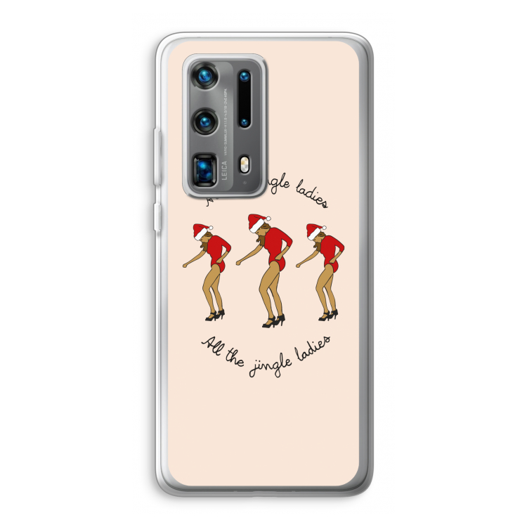 Jingle Ladies: Huawei P40 Pro Plus Transparant Hoesje