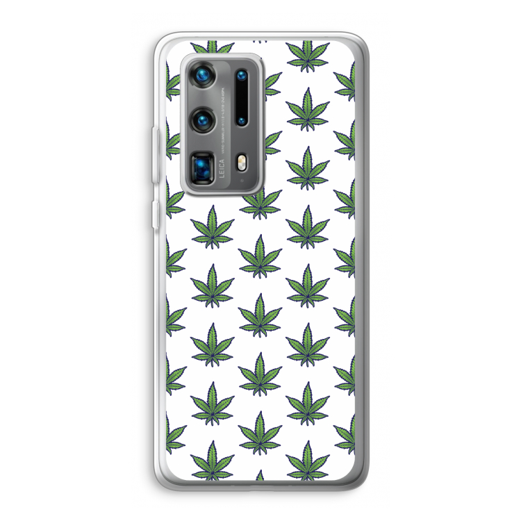Weed: Huawei P40 Pro Plus Transparant Hoesje