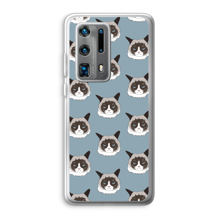 It's a Purrr Case: Huawei P40 Pro Plus Transparant Hoesje