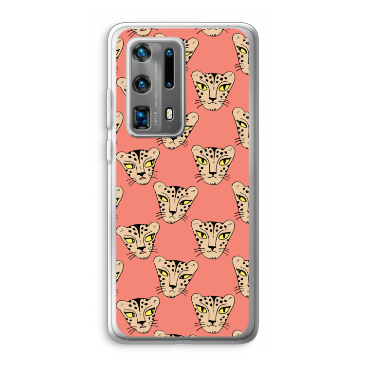 Tijger: Huawei P40 Pro Plus Transparant Hoesje